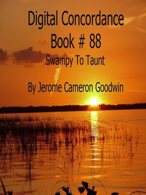 cover image of Swampy to Taunt--Digital Concordance Book 88